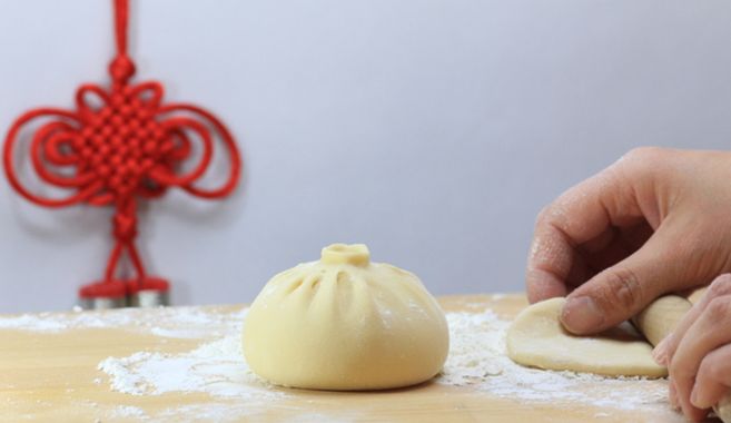 中華まんを作る