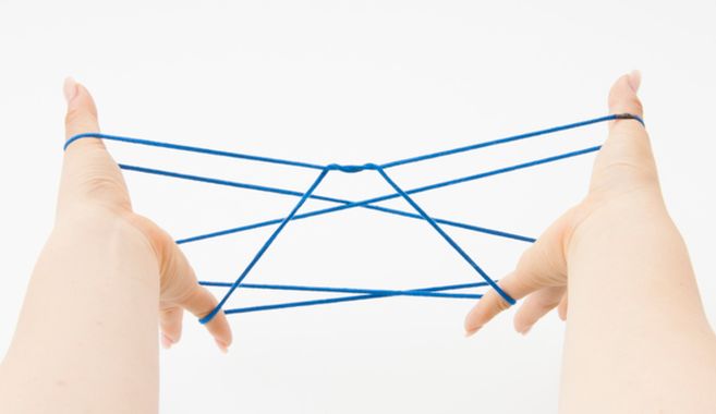 あやとりの富士山