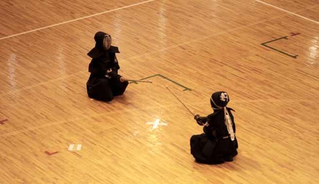 剣道の試合開始