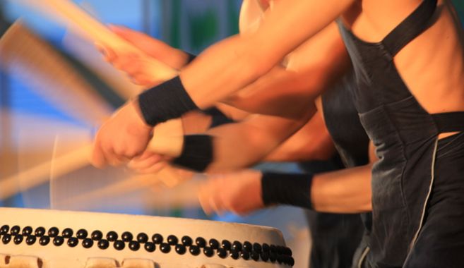 和太鼓の躍動感