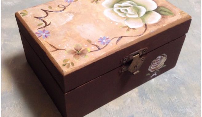 トールペイントの箱