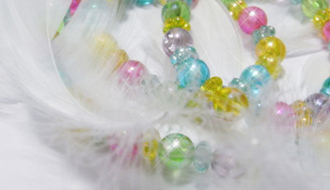 数多くのビーズに魅せられて