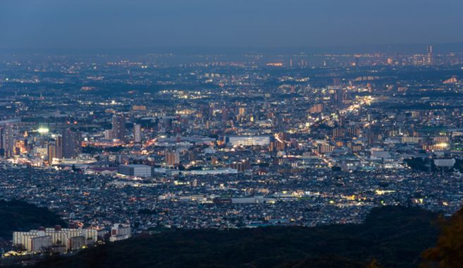 高尾山からの夜景