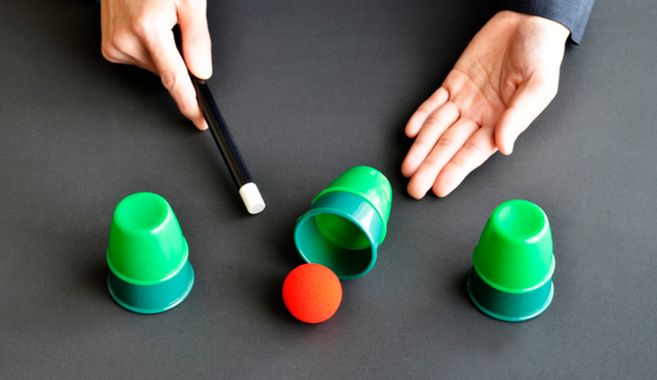 カップを使ったマジック