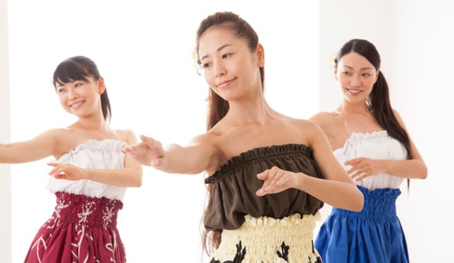 フラダンススクールへ