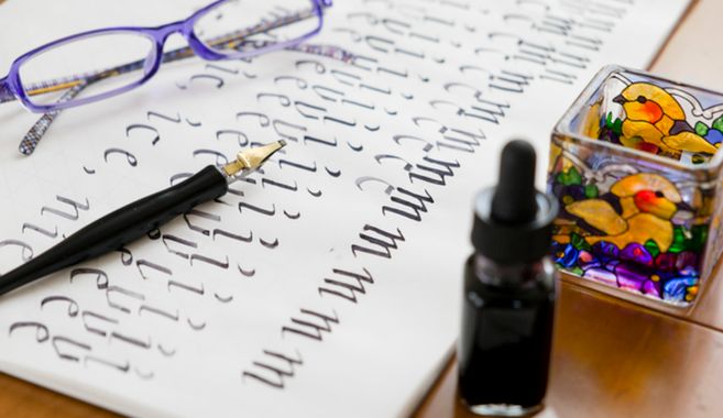 カリグラフィーの道具