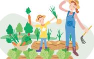子供と家庭菜園を楽しんでいます