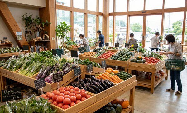 道の駅野菜