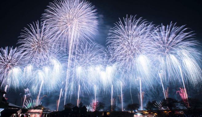 花火のクライマックス