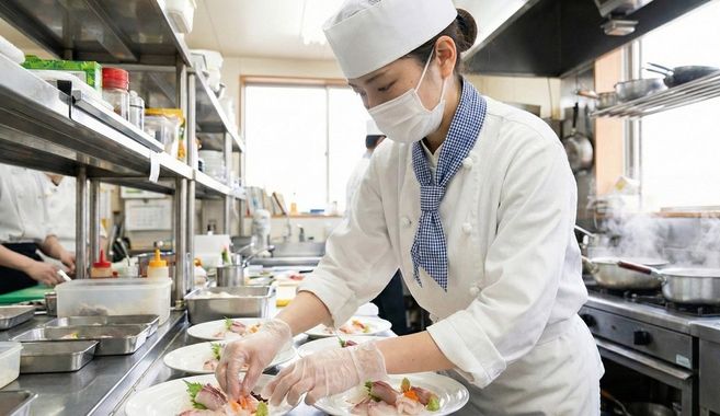 リゾートバイト厨房