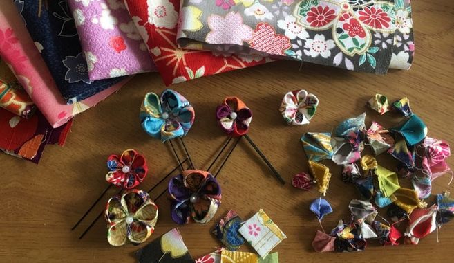 作り方は超簡単なつまみ飾り