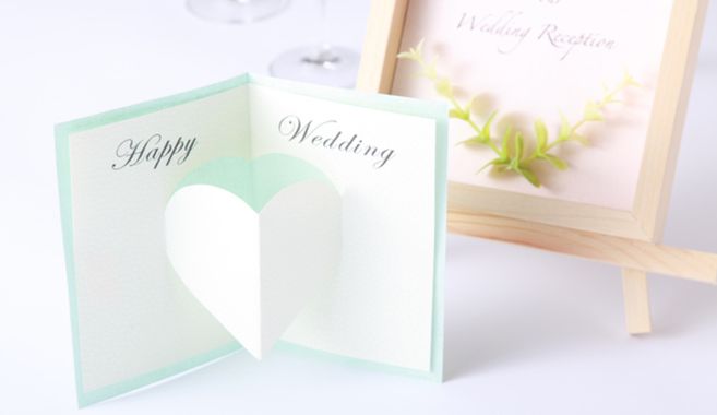 カリグラフィーのメッセージカード