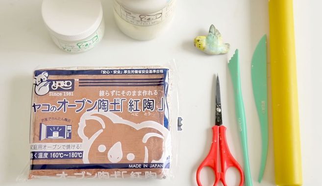 オーブン陶芸の道具