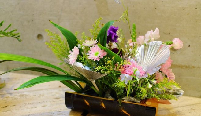 春の生け花