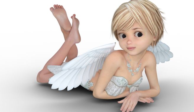 3DCGの天使